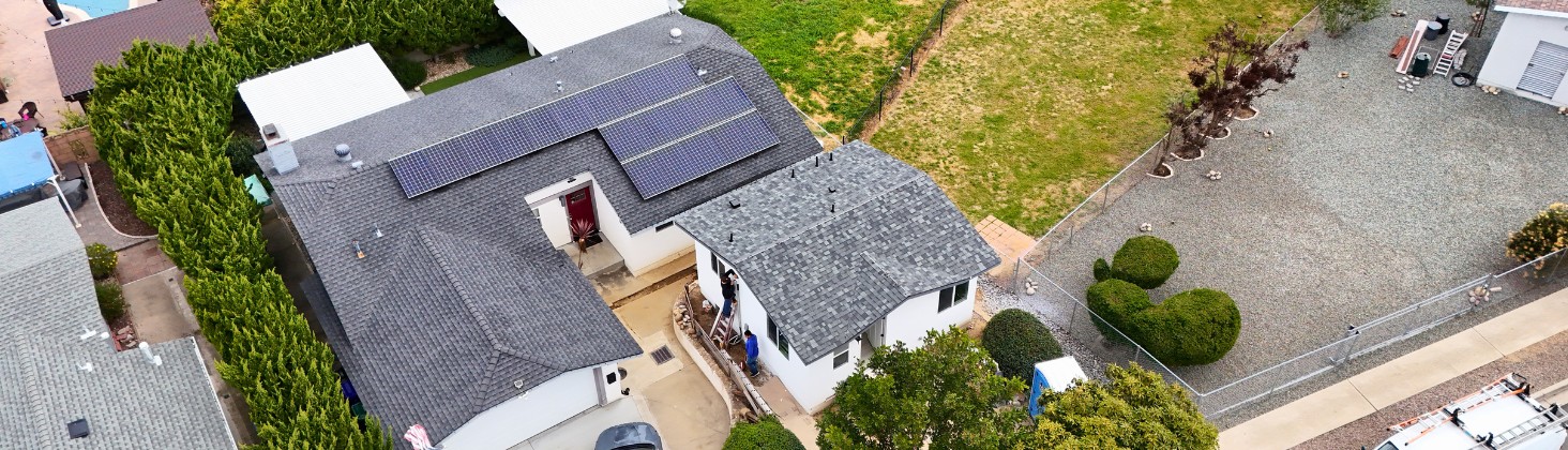 Aerial view of stylish ADU living space, debunking various myths about ADU construction and usage.